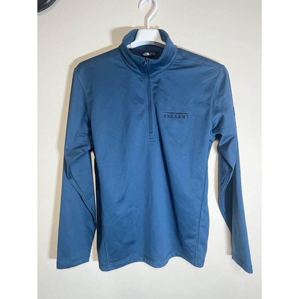 The North Face Avasant 1/4 Zip Blue Pullover Athletic Top Men's Size M USED
